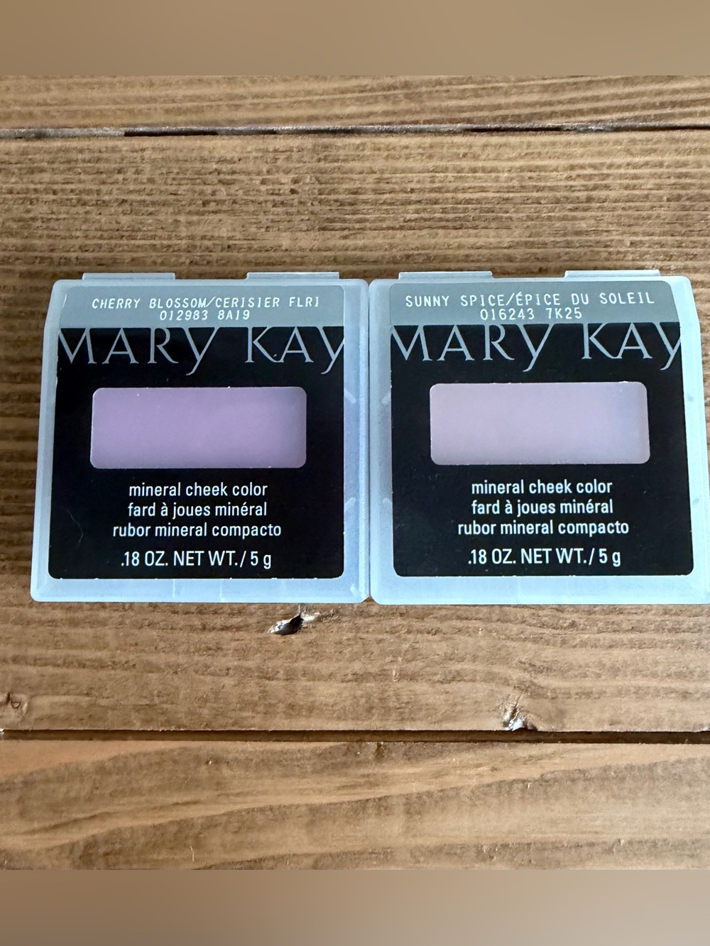 NIB Mary Kay Sunny Spice/Cherry Blossom Mineral Cheek Color